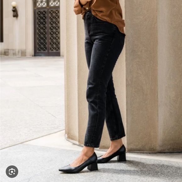 Nisolo NWT Fiorela Go-To Mid Heel Black - Picture 9 of 9